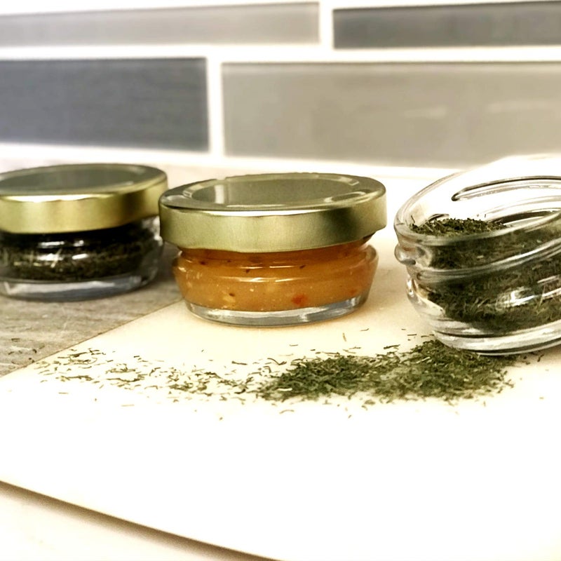 Caviar Line Small Mini Glass Jars With Tin Lids - 0.5 oz (Pack of 24) â€“ All Purpose Empty Storage Jars - Image 5